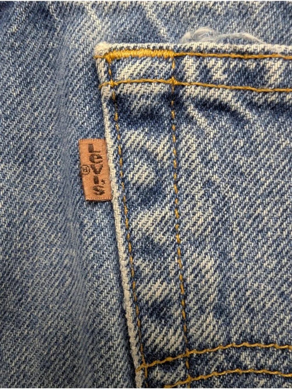 Vintage Levis 545 Jeans Mens 40x36 Blue Medium Wash Loose Fit Straight Denim